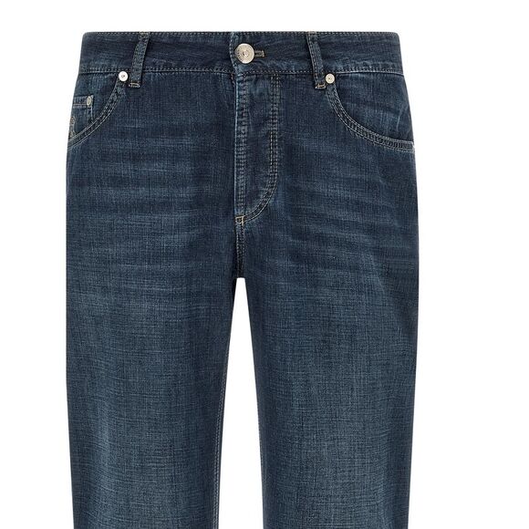 Brunello Cucinelli Men's Japanese Denim Jeans - Picture 3 of 5